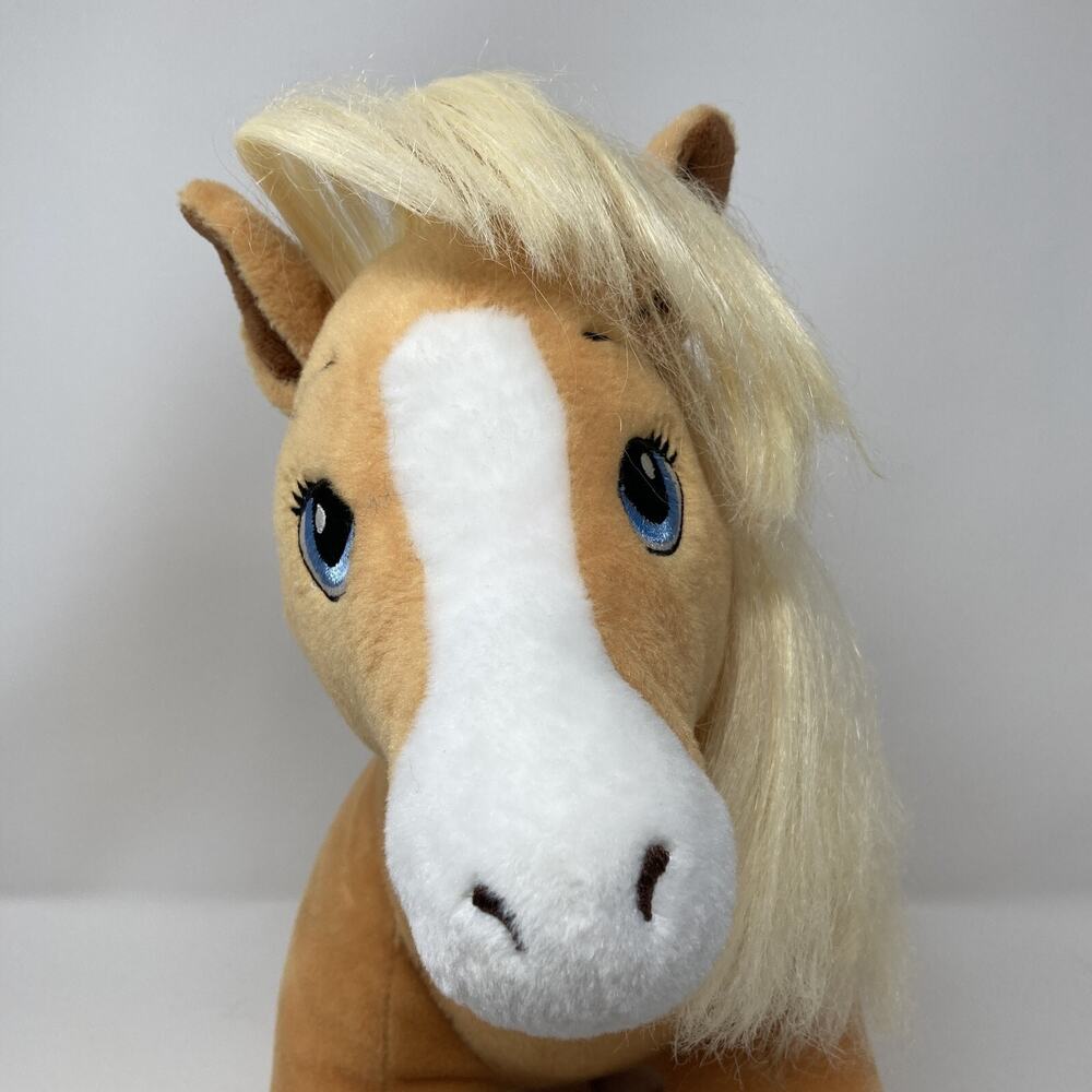 Build-A-Bear Horses & Hearts Riding Club Plush Palomino Quarter Horse Pony 16"